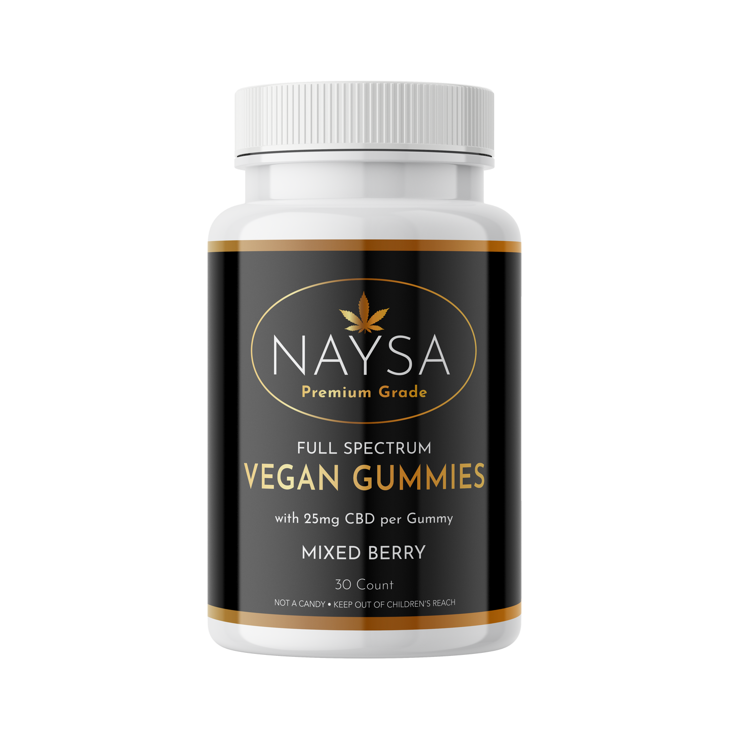 Vegan Gummies with 25mg CBD (Full Spectrum) 30 ct.