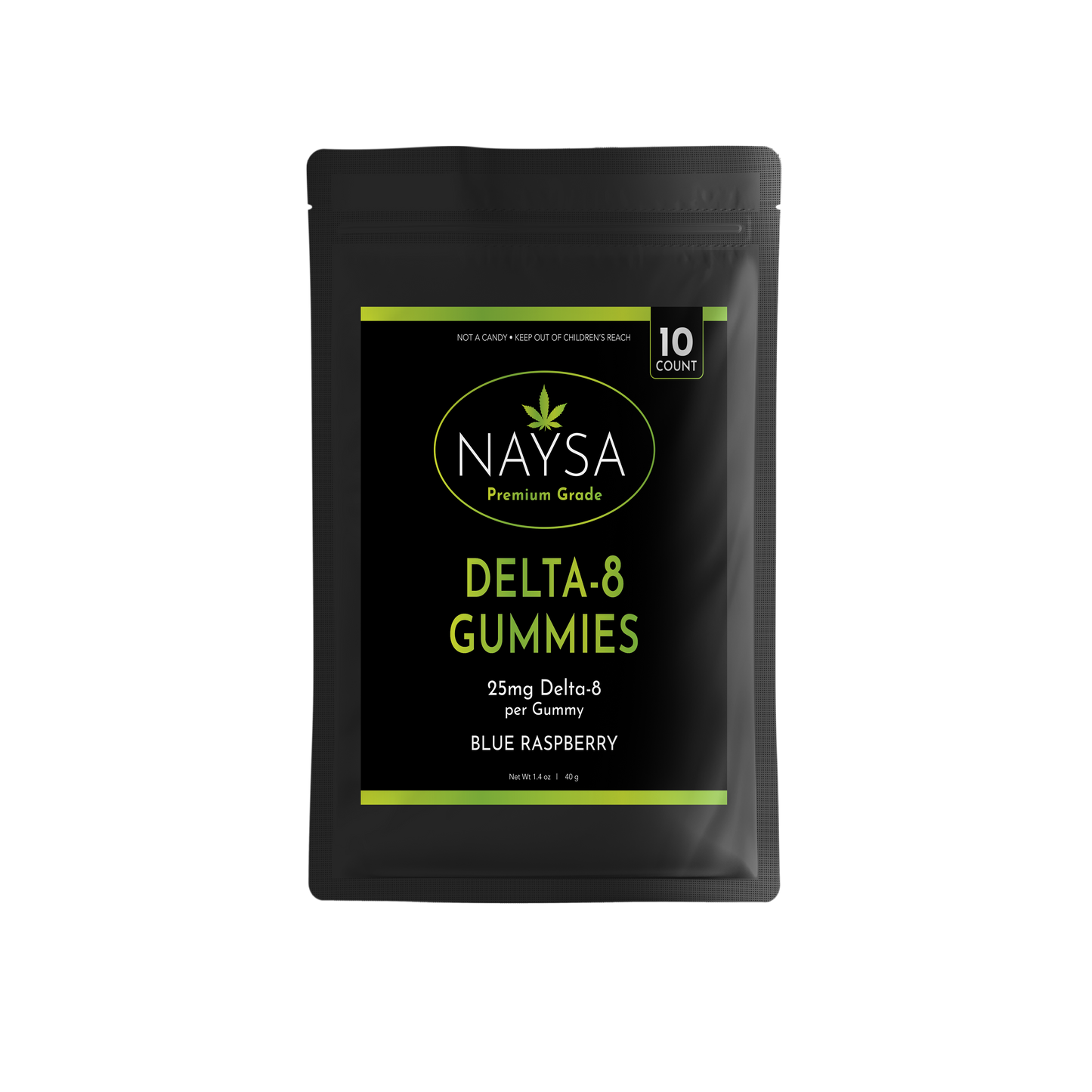 Vegan Gummies with 25mg (Delta-8) 10 ct.