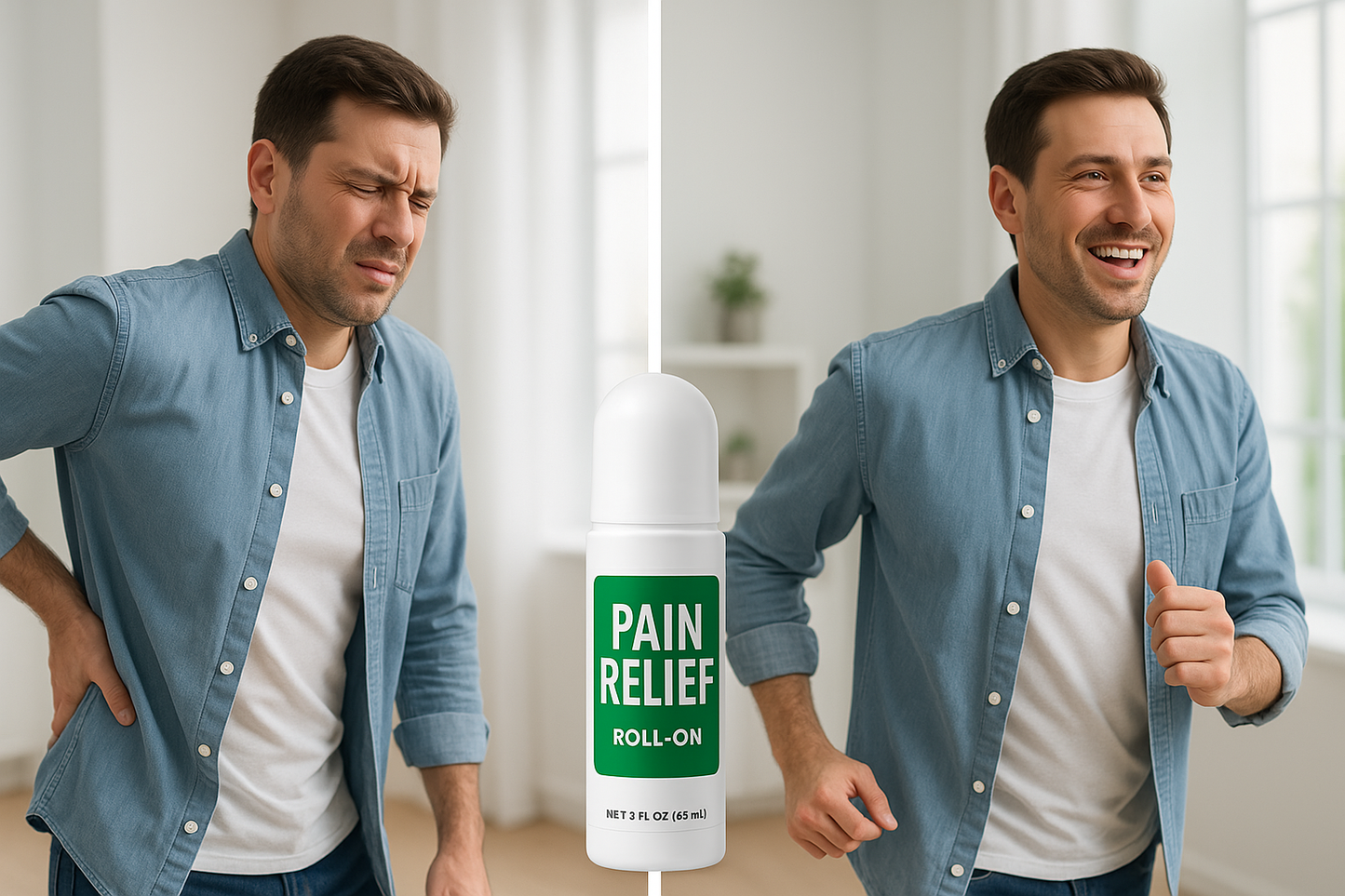 Before and after commercial style image