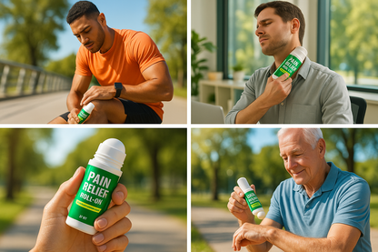 Active lifestyle commercial featuring pain roll-on